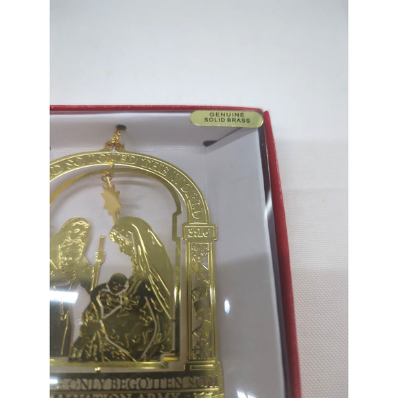 Two Nations Treasures The Salvation Army Christmas 2012 Solid Brass - Picture 4 of 5
